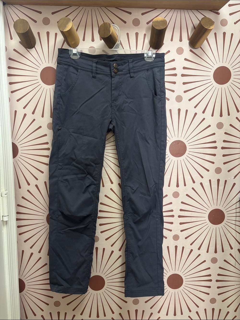 Prana Halle Straight Leg - 6 Short - Dark Grey